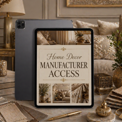 Home Decor Manufacturer Access