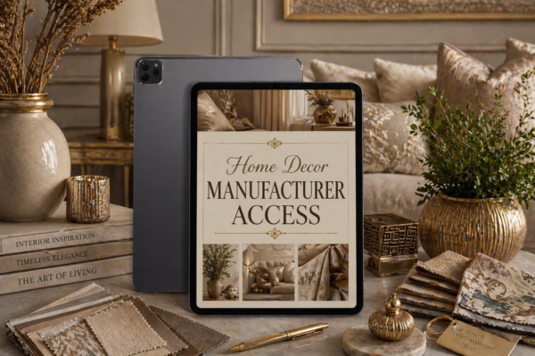 Home Decor Manufacturer Contacts Broadcast Access